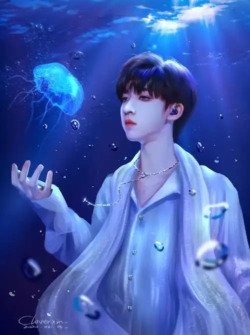 6深海中光一样的存在,十七岁的贺峻霖小朋友生日快乐呀.