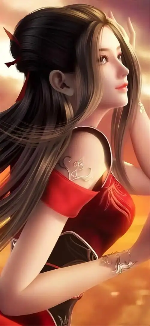 国产动漫美女精美高清手机壁纸