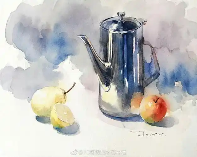 水彩静物 _ 图片网