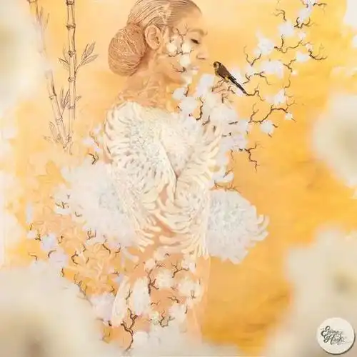 在人体上作画19年,这些"羞羞"的花草彩绘被骂伤风败俗,但有人却直呼