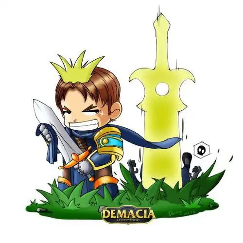 英雄联盟 q版盖伦 德玛西亚 hoho~~炒冷饭系列