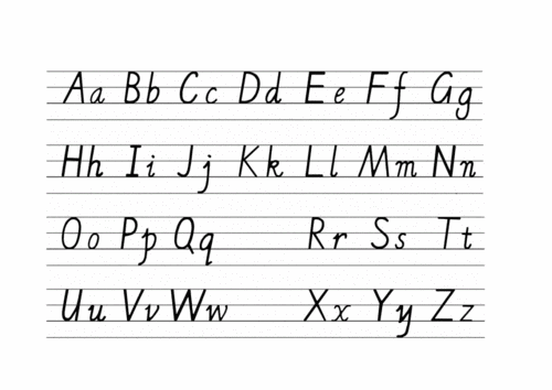 26个字母正确书写.pdf 1页