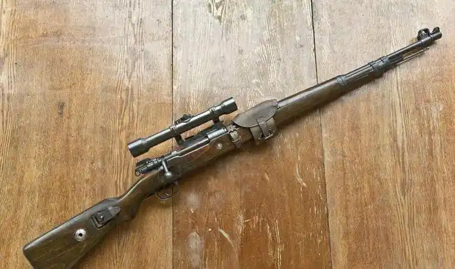 美国藏友收藏的一杆98k狙击步枪,做工精细,堪称精美!_网易订阅