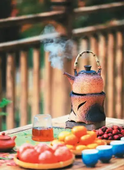 围炉煮茶休闲新时尚|喝茶_新浪财经_新浪网