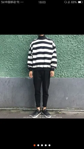 [image]20 我身高187,体重200斤,看着不感觉非常胖,像这样的衣服阔腿