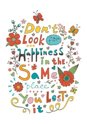 潮流英文字体花纹组合图案矢量素材