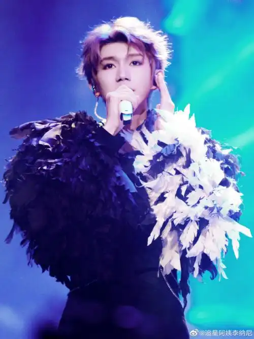 王源重庆巡演舞台照