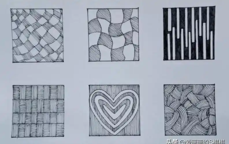 简单的装饰线图样