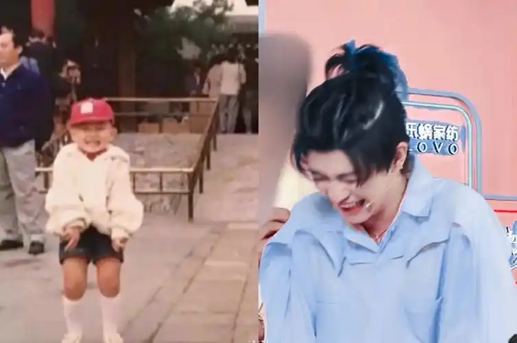 爱笑的超超真的一点都没变,笑起来还跟小时候一样耸肩肩,希望以后的