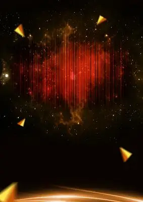 魔幻大气炫丽周年庆典黑色海报背景