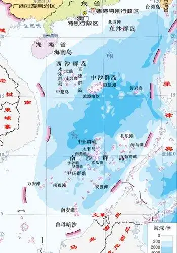 中国政府所主张的南海"九段线"