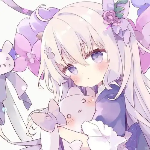 紫色系动漫女头