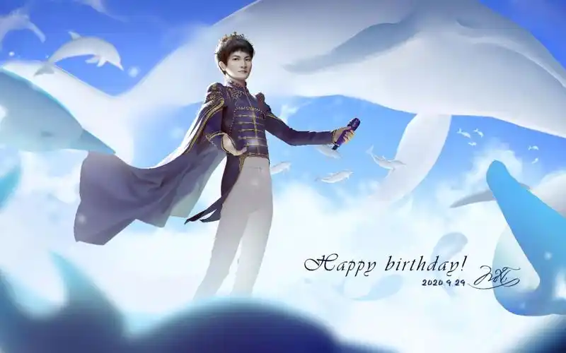 【喵的日常】大鱼——周深小王子生日贺图