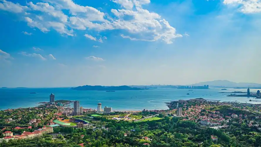 青岛海边全景