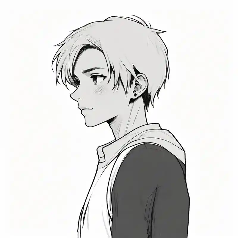 96酷炫寸头男生头像97