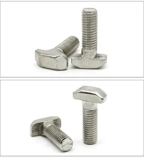 定做t型螺栓 t型螺丝 型材螺丝 镀镍梯形螺丝 m8*30