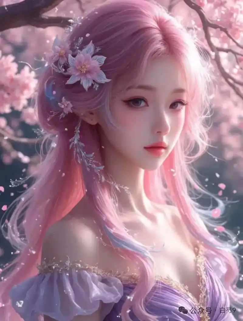 第204期.梦幻粉色系二次元古风手机壁纸#高清壁纸#二次元#