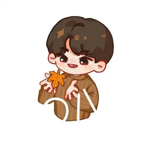 易烊千玺q版手绘头像