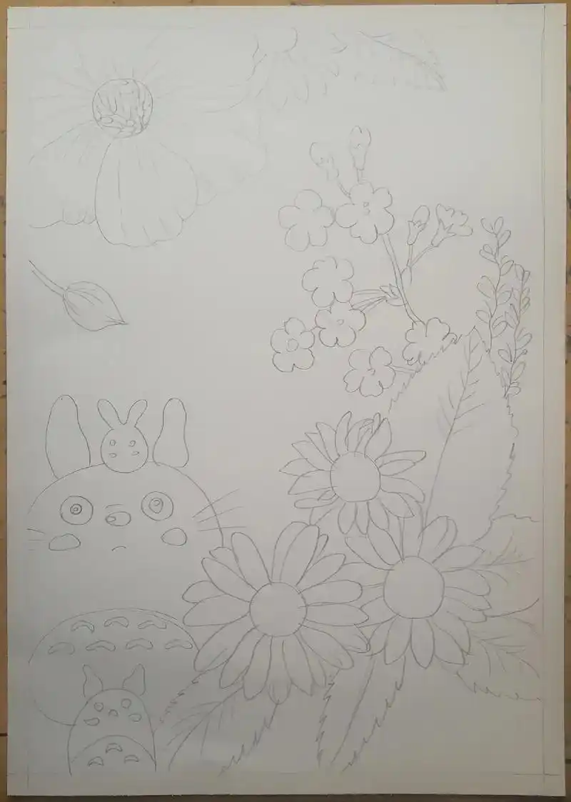 新手小白也能画的黑白线描插画