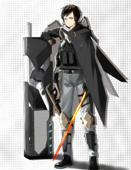 全身图-科幻男生原创作品-触站