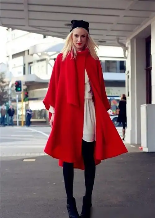 红色系怎么穿出好气质?照着搭配这样穿就对了,时髦又不失少女感