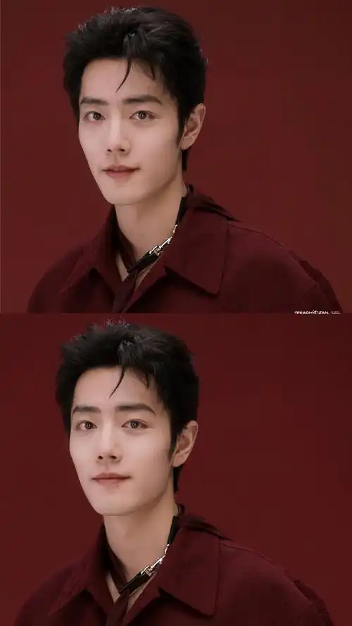 肖战##肖战红色时尚大片