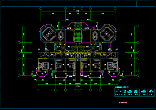 高层住宅楼设计二维图