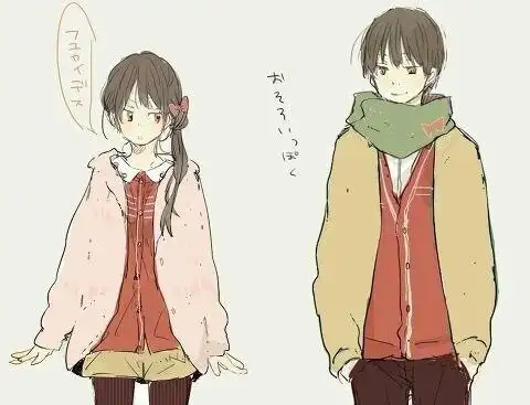 「境界の彼方」「境界的彼方」动漫 原创插画 名濑兄妹