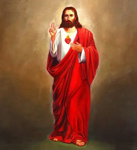 耶稣,创立了神教及爱人如己,赎人救世的思想.