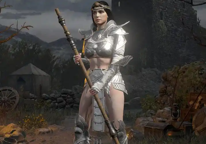 暗黑破坏神2重制版女术士高挑大长腿mod