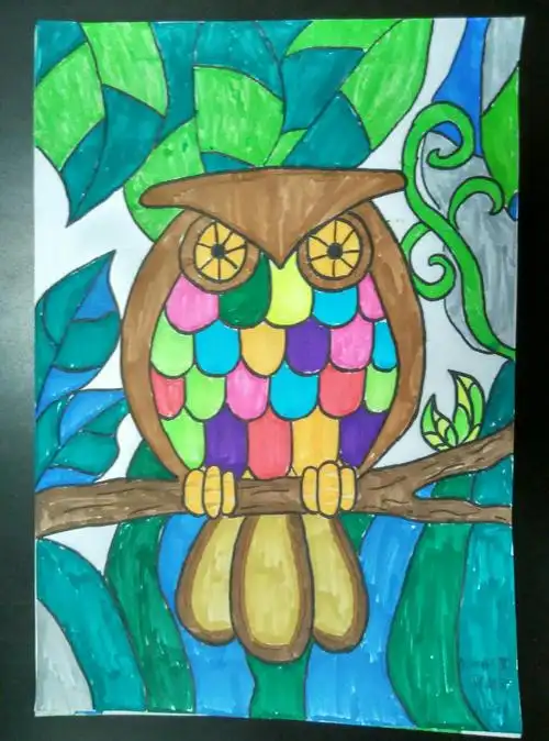 鹿城小学2017年千人现场绘画大赛--六年级优秀作品