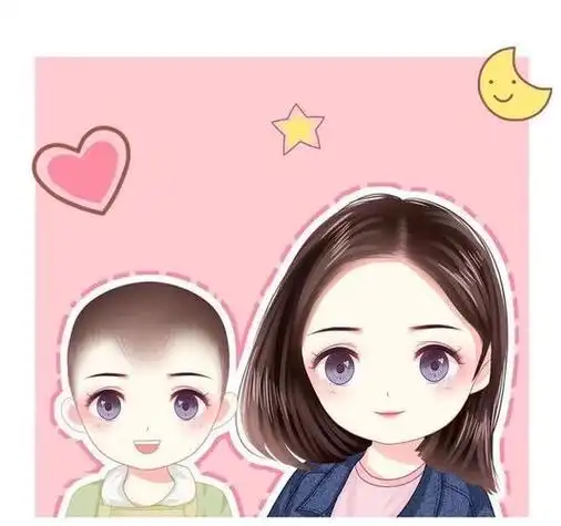 母亲与子女的图片头像(10)