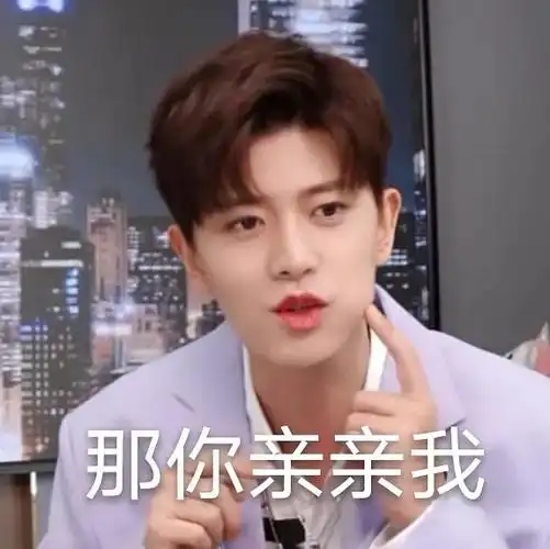 嘟嘟嘴的任嘉伦,真的好想亲