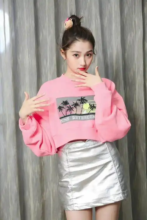 粉红女神|关晓彤|美图壁纸