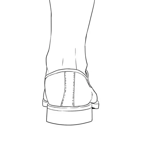 233张穿鞋的脚部素材