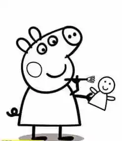 涂色简笔画小班 - 简单简笔画