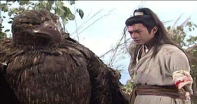 古天乐版杨过和神雕的感情有多深,从这几幅图中可以看出|神雕|古天乐