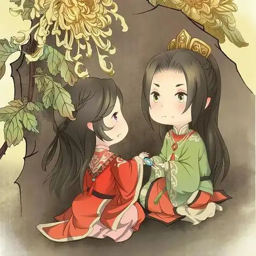 q版古风壁纸头像合集|秋千水,竹马道,一眼见你,万物不及