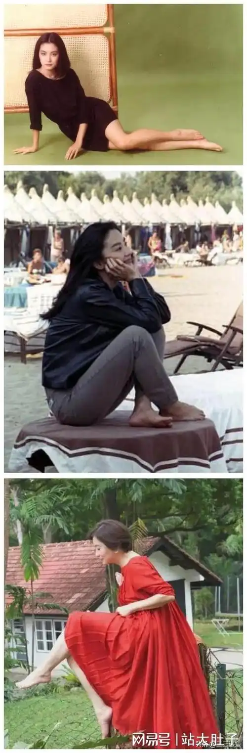 林青霞绝美腰臀比,又瘦又有肉,连脚趾头和粗眉毛都是美的