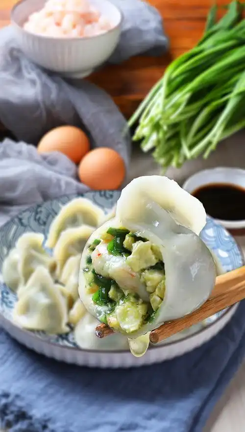 百饺园水饺 虾仁素三鲜水饺 虾仁素三鲜速冻饺子1440g 48粒【图片