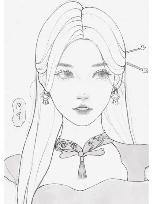 画画的日常 #笔记灵感  #神仙颜值鞠婧祎  #procreate绘画  #少女