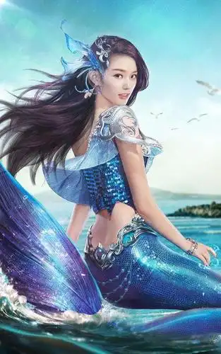 插画/漫画 美女蛇妖精 美人鱼女神 游戏女神传说