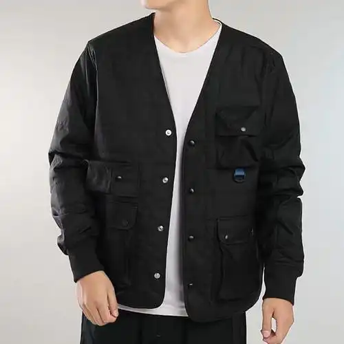 converse张艺兴同款复古工装机能保暖外套军绿黑色运动茄克