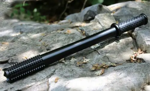 led加长型狼牙棒防身手电多功能手电筒 棒球强光充电防身手电筒