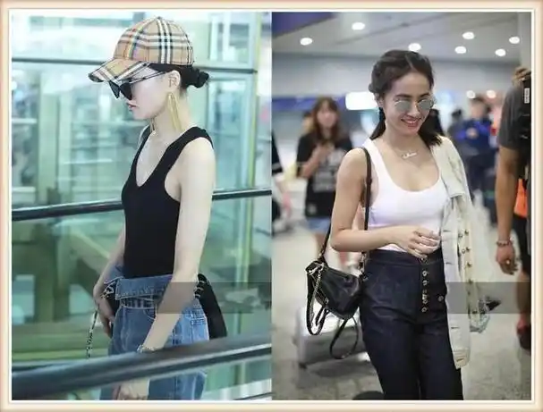 张韶涵86斤,蔡依林84斤,二人同穿小背心,干瘦丰腴差距一目