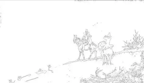 逢入京使古诗配画简笔画