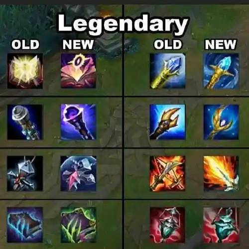 英雄联盟s11新赛季,装备图标更新对比#英雄联盟