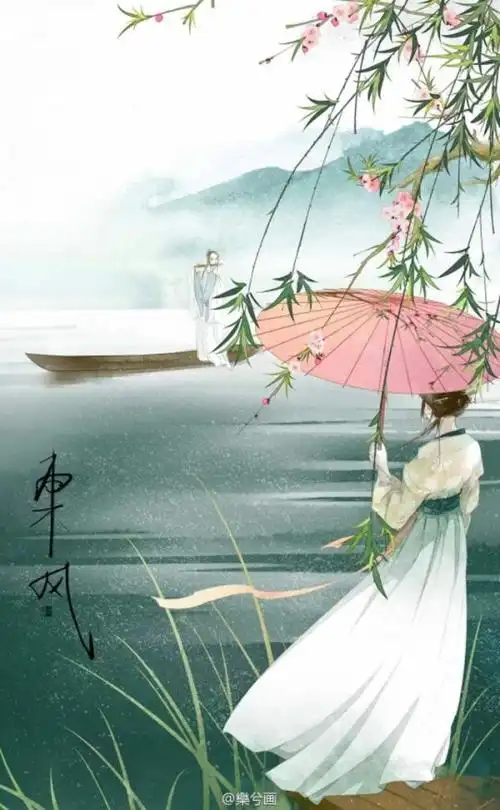 唯美古风背影图片_唯美意境图片_窝窝qq网