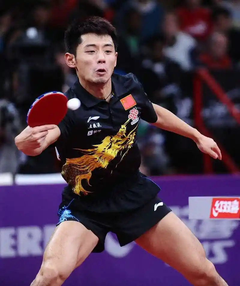 张继科比赛中霸气时刻  #张继科