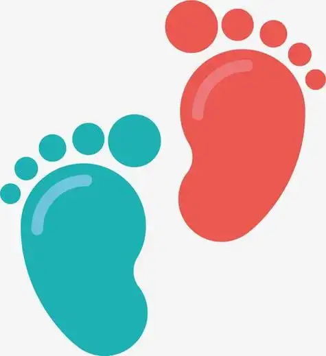 小鸭子简笔画迷你小脚丫简笔画 第1页卡通脚印脚印简笔画脚丫简笔画